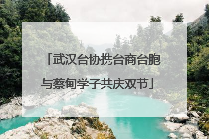 武汉台协携台商台胞与蔡甸学子共庆双节