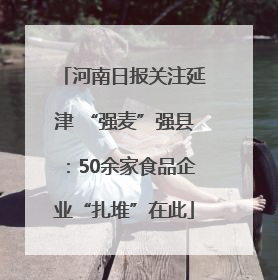 河南日报关注延津 “强麦”强县：50余家食品企业“扎堆”在此