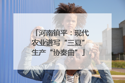河南镇平：现代农业谱写“三夏”生产“协奏曲”