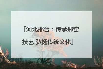 河北邢台：传承邢窑技艺 弘扬传统文化