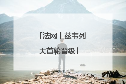 法网丨兹韦列夫首轮晋级