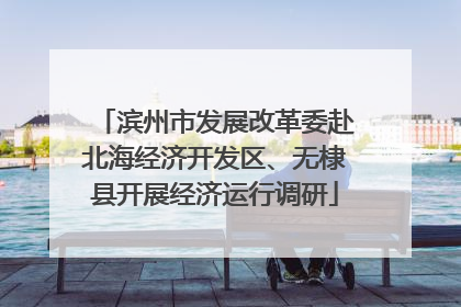 滨州市发展改革委赴北海经济开发区、无棣县开展经济运行调研