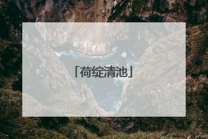 荷绽清池