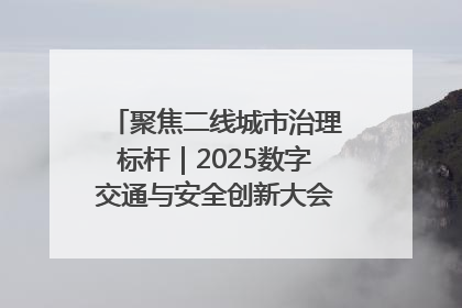 聚焦二线城市治理标杆｜2025数字交通与安全创新大会在保定隆重开幕