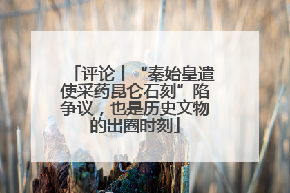 评论丨“秦始皇遣使采药昆仑石刻”陷争议，也是历史文物的出圈时刻