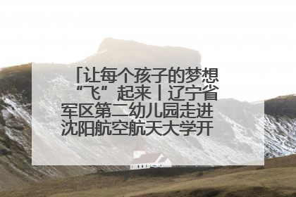 让每个孩子的梦想“飞”起来丨辽宁省军区第二幼儿园走进沈阳航空航天大学开展爱国主义教育