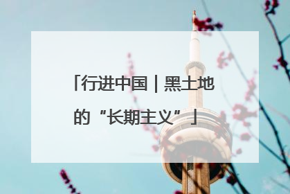 行进中国｜黑土地的“长期主义”