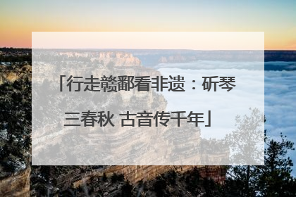 行走赣鄱看非遗：斫琴三春秋 古音传千年