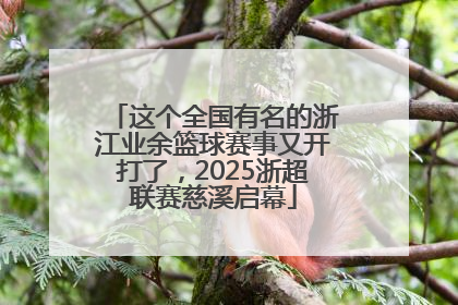 这个全国有名的浙江业余篮球赛事又开打了，2025浙超联赛慈溪启幕
