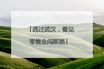 透过武汉，看见零售业闯新路