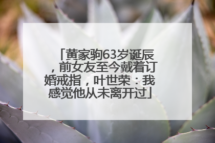 黄家驹63岁诞辰，前女友至今戴着订婚戒指，叶世荣：我感觉他从未离开过