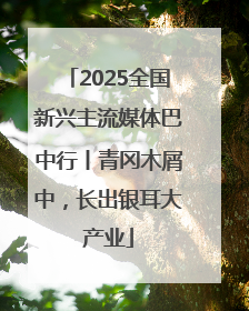 2025全国新兴主流媒体巴中行丨青冈木屑中，长出银耳大产业